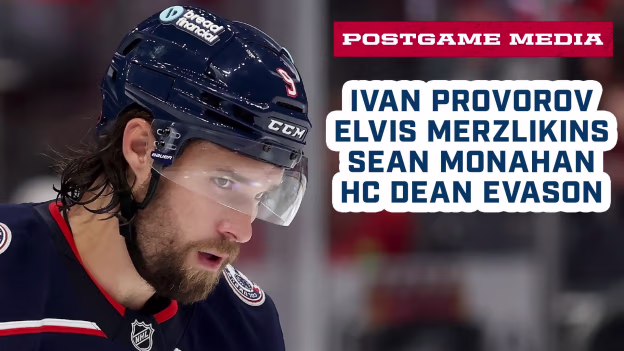 Blue Jackets vs. Avalanche |  Postgame Media