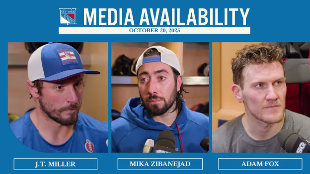 Postgame: Miller, Zibanejad, and Fox