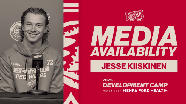 Detroit Red Wings Development Camp Day 1 Media