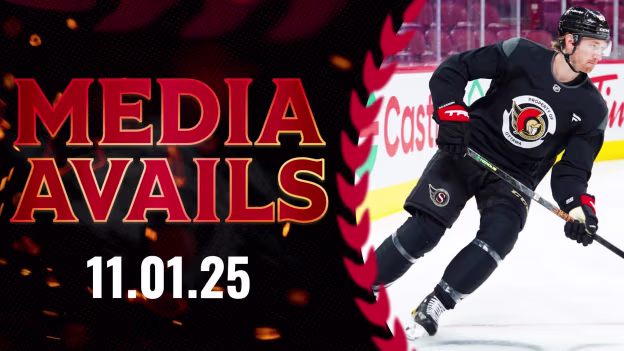 Jake Sanderson Pregame Media vs MTL