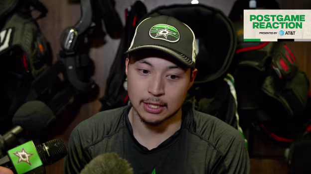 DAL@EDM Postgame: Jason Robertson