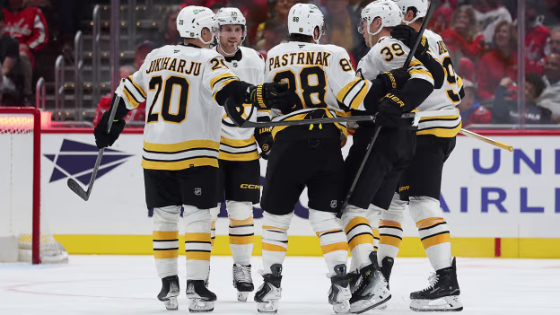 Pastrnak breaks the ice