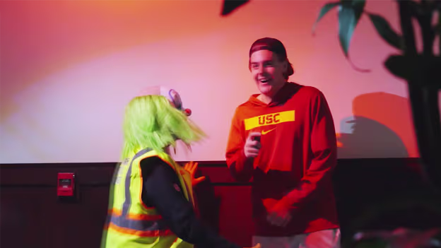 Ducks Players Get Quite a Fright