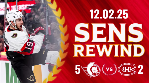 Sens Rewind: Sens Take Down Habs
