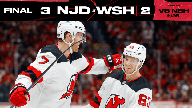 Devils Win it for the Moms, Beat the Capitals 3-2