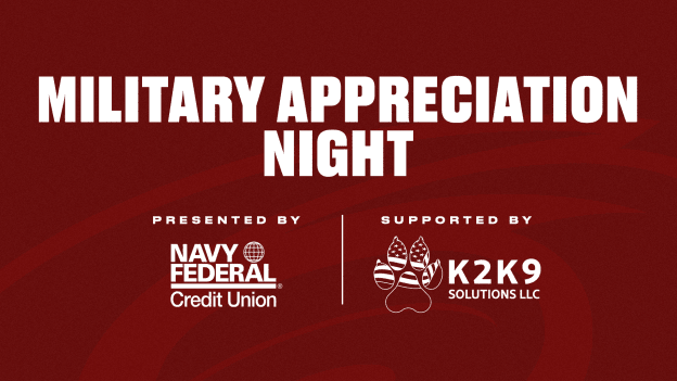 2025-26 Military Appreciation Night | March 29 | 5:00 p.m.