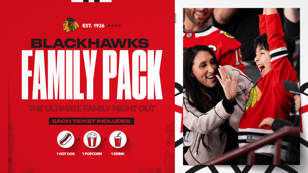 Enjoy a Blackhawks game with the whole family!