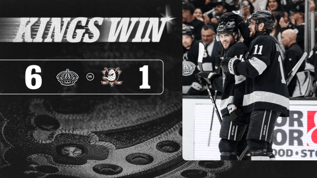 RECAP: Kings 6, Ducks 1, 12/27