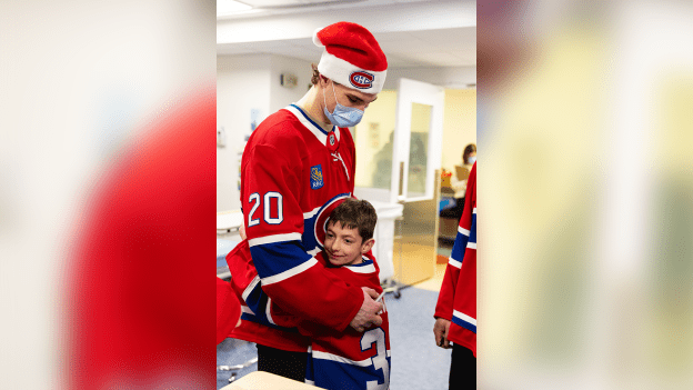 16x9_Slafkovsky-Child-Pierre Bourgault_Club de hockey Canadien