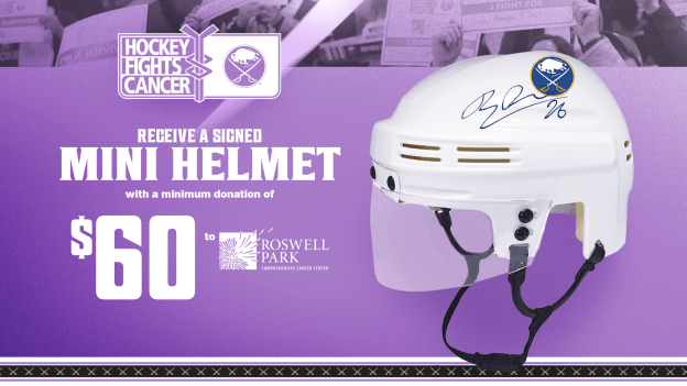 Hockey Fights Cancer Mini-Helmet Surprise