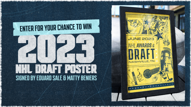 Enter To Win A 2023 Draft Poster Signed By Beniers, Šalé