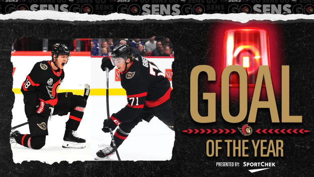 Senators Goal of the Year Presented by Sport Chek