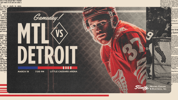 Gameday: MTL vs. DET