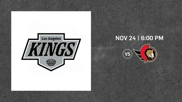 NOV 24 VS OTTAWA SENATORS