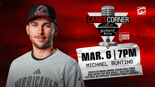 Canes Corner With Michael Bunting Set For March 6