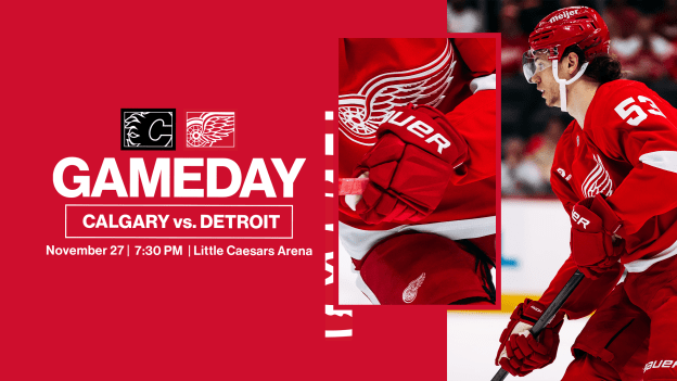 Gameday: Red Wings vs. Flames