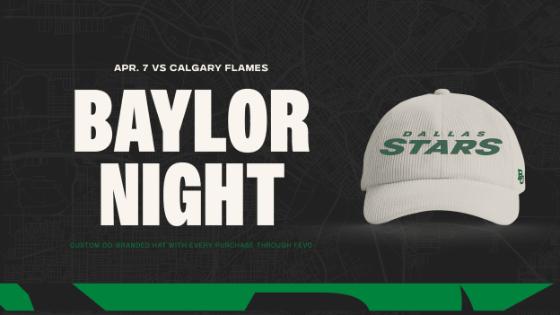 <center><h2 style="color:#FFB81C;">Baylor University</h2><p>Tuesday, Apr. 7 at 7:00 p.m.</p></center>