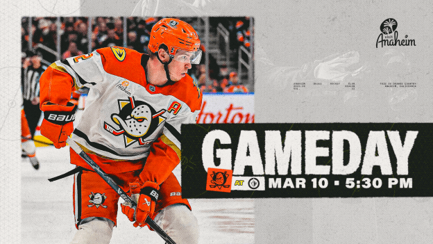 GAMEDAY: Ducks Start Critical Road Trip in Winnipeg