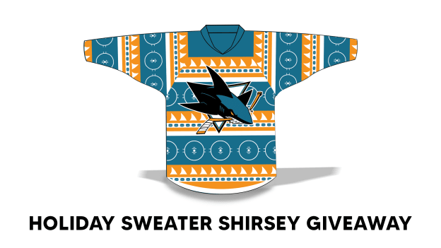 San Jose Sharks - Holiday sweater  holiday sweater  Time for