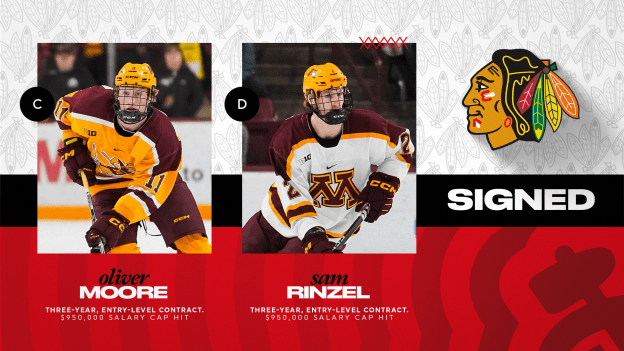 Moore and Rinzel Sign Entry-Level Contracts