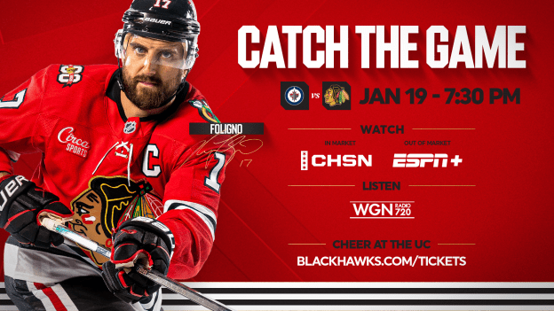 Blackhawks Wrap Homestand Against Jets