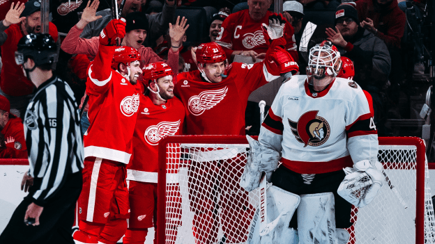 RECAP: DeBrincat nets overtime winner as Red Wings rally past Senators, 4-3, and 'keep this rolling'