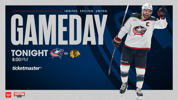 PREVIEW: Blue Jackets head to Chicago to take on Blackhawks