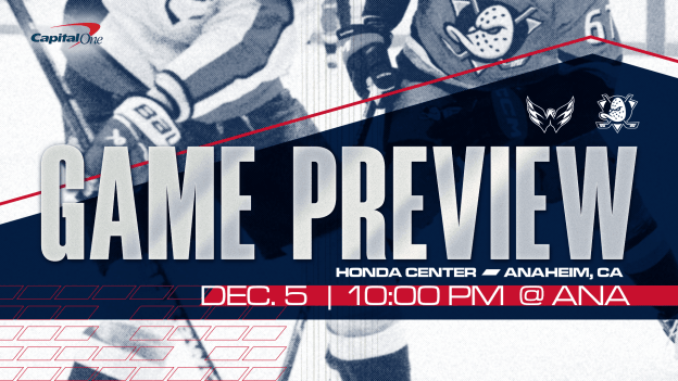 Caps Finish Trip in Anaheim