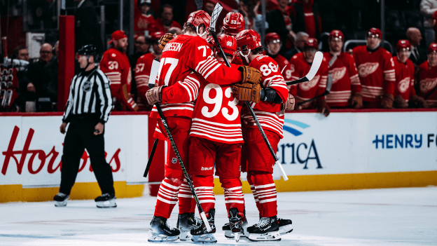 RECAP: Red Wings’ 3-1 win against Canadiens ‘a pretty cool game to be a part of’