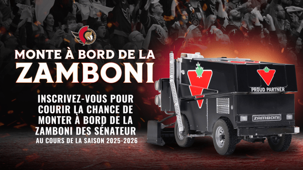 Montez à bord de la zamboni!