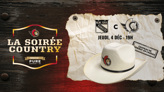Apportez vos bottes de cow-boy et venez voir les Sens affronter les Rangers.