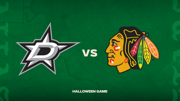 <center>Chicago Blackhawks<p>Saturday, Oct. 26 at 7:00 p.m. CT</p></center>