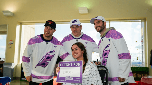 Hurricanes Visit UNC Children's Hospital