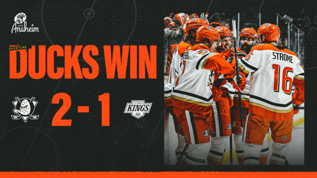 FINAL: Ducks Take Down Kings in OT