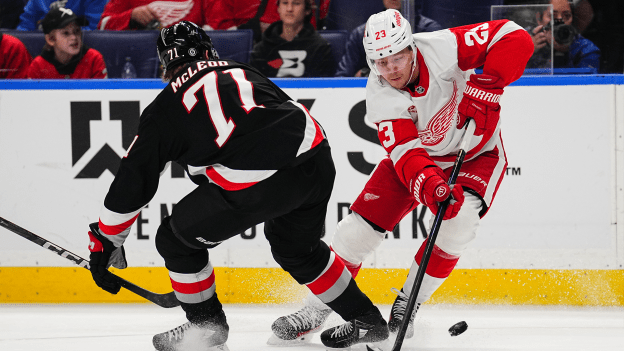 RECAP: Red Wings battle back but come up short in Buffalo, 5-3