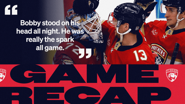 RECAP: Panthers 2, Blue Jackets 1 (OT)