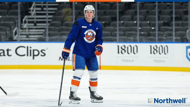 PHOTOS: Islanders Morning Skate Oct. 17 at St. Louis