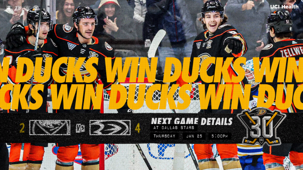 Ducks 4-2 Sabres (Jan 23, 2024) Game Recap - ESPN