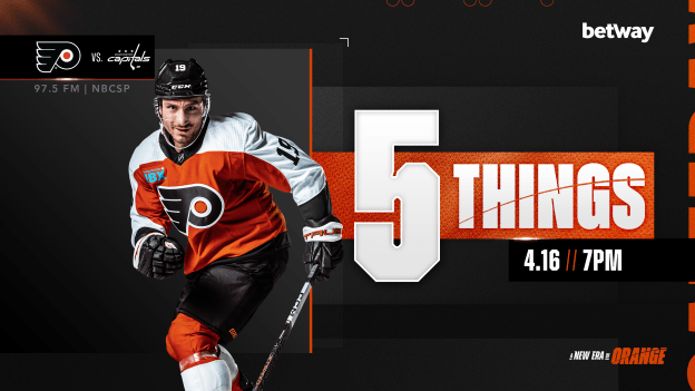 Five Things: Flyers vs. Capitals
