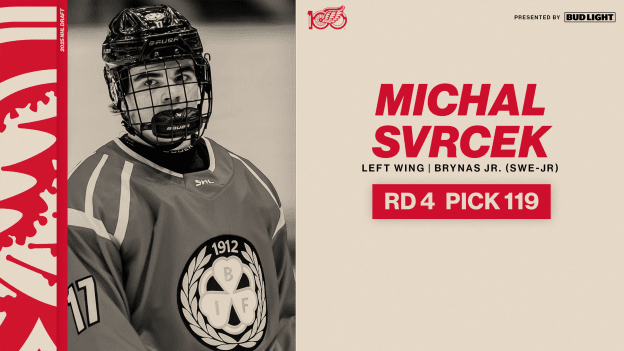 DET Michal Svrcek Draft Card 2025