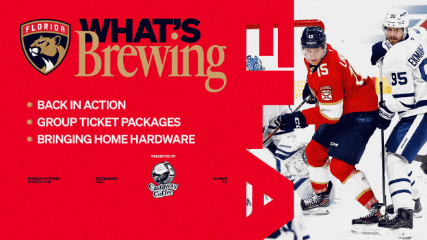 What’s Brewing: Panthers back in action; Group ticket packages