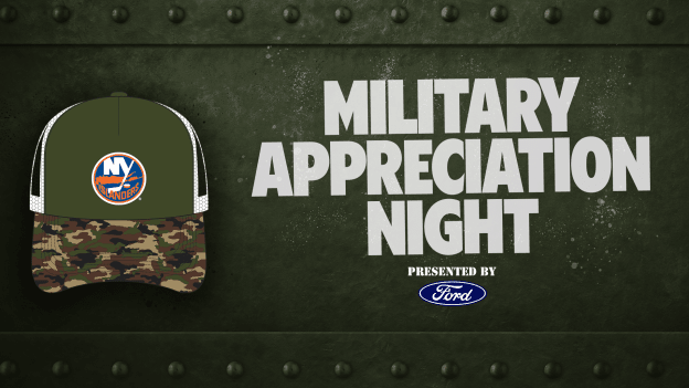 <center><h3 class="promoTitle">Military Appreciation Night</h3><p class="promoGameDetails">vs. NJD | Saturday, Nov. 9 | 7:30 PM</p></center>