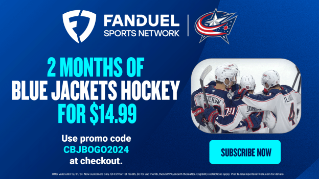 2 MONTHS OF BLUE JACKETS HOCKEY FOR $14.99!