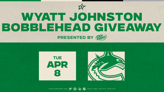 Wyatt Johnston Bobblehead Giveaway