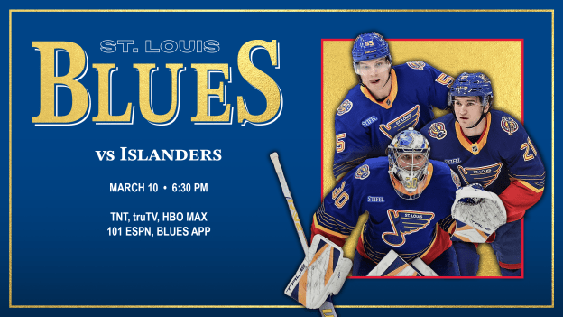 TONIGHT: Blues vs. Islanders - 6:30 p.m.