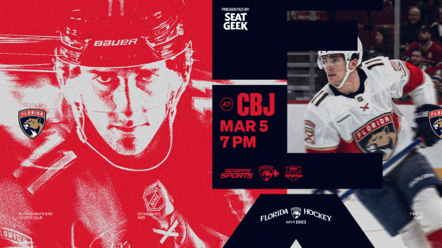 GAMEDAY: Panthers at Blue Jackets