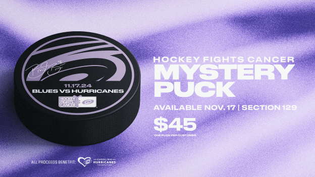 Hockey Fights Cancer Mystery Puck