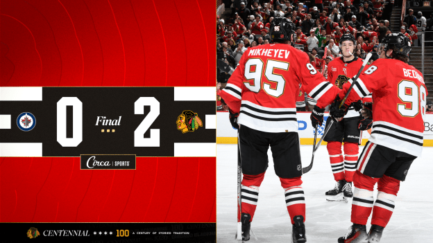 Blackhawks Shut Out Jets in Home Victory