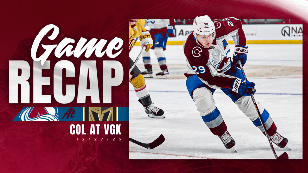 Avalanche Defeats Golden Knights 6-5 in Shootout After Erasing Multiple Third-Period Deficits