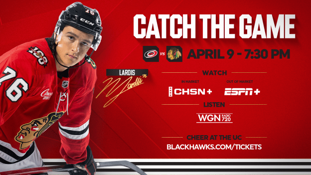 Blackhawks Begin Final Homestand Against Hurricanes